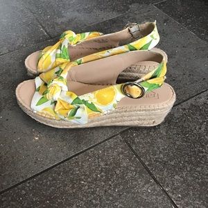 Franco Sarto Lemon wedges 😊